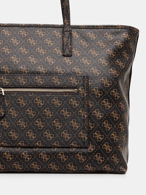 Guess torebka POWER PLAY kolor brązowy HWQG71 24240