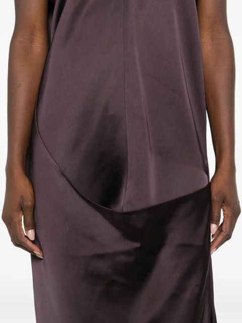 Sportmax V-neck draped dress - Purple - zdjęcie produktu nr 2