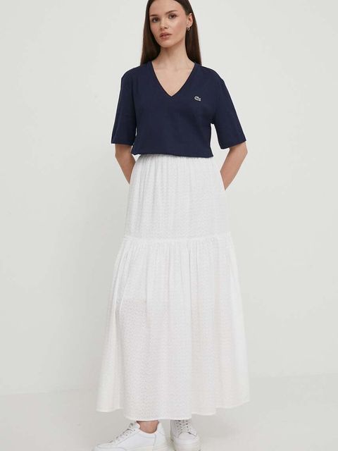 Lacoste t-shirt bawełniany - zdjęcie produktu nr 1