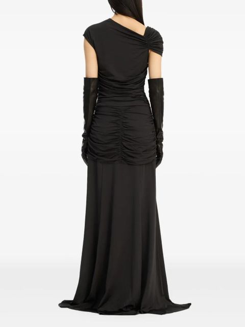 ROTATE BIRGER CHRISTENSEN asymmetric maxi dress - Black