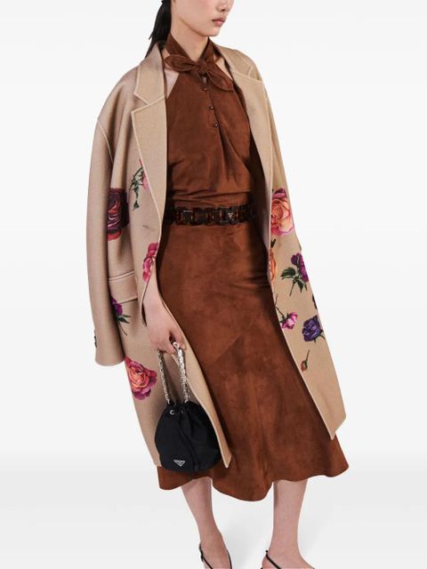 Prada suede halter top - Brown