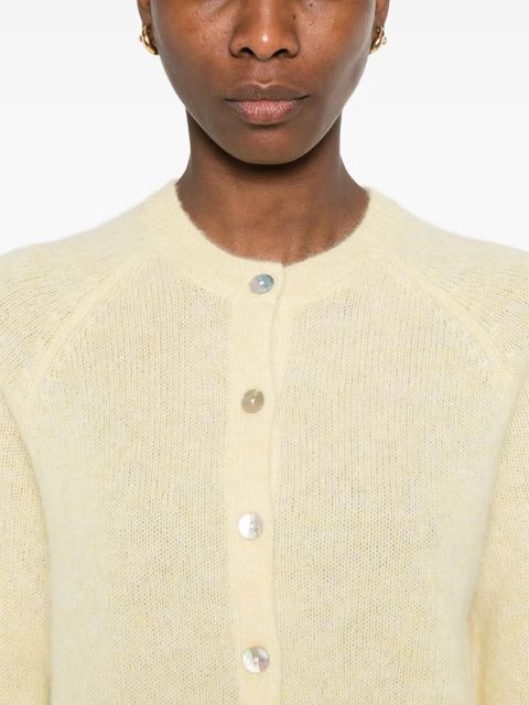 DÔEN Petra button-up cardigan - Yellow