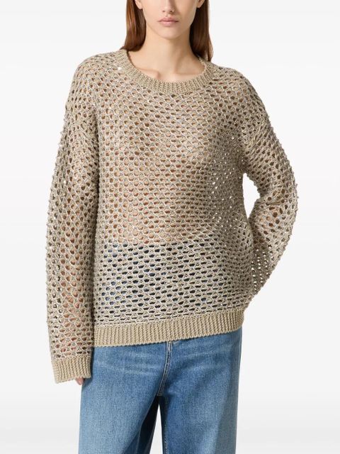 Valentino Garavani sequinned sweater - Neutrals - zdjęcie produktu nr 2