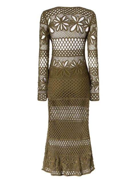 PINKO tricot maxi dress - Green - zdjęcie produktu nr 2