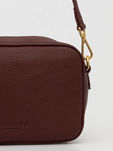 ERMANNO Firenze torebka skórzana kolor czerwony 12401934