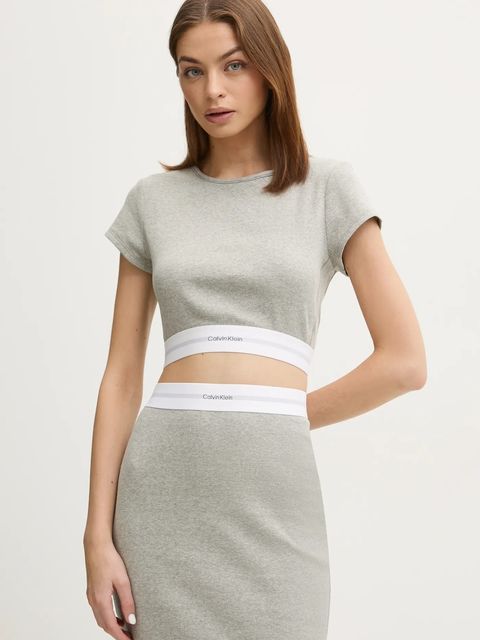 Calvin Klein Underwear t-shirt damski kolor szary LV00QS7349 - zdjęcie produktu nr 1