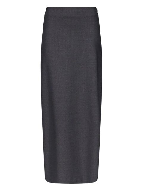 LouLou de Saison back-vent long pencil skirt - Grey - zdjęcie produktu nr 1