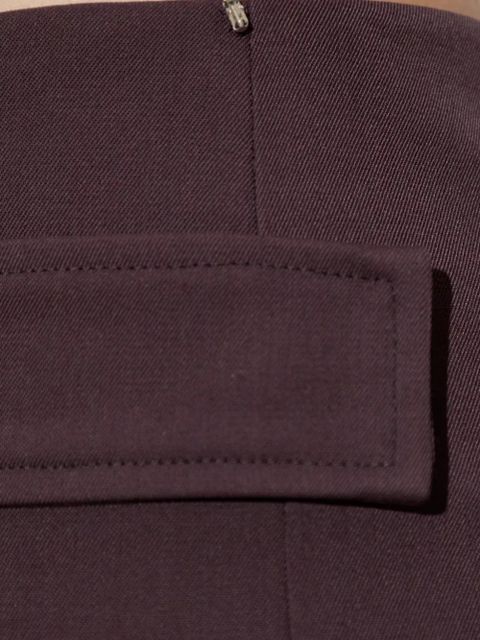 Sportmax Banda crease trousers - Red