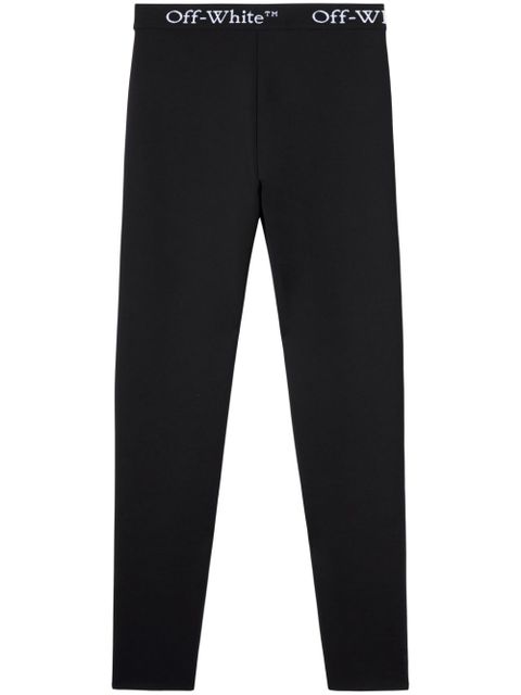 Off-White logo-band leggings - Black - zdjęcie produktu nr 1