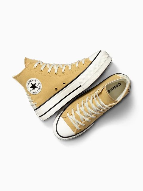 Converse trampki Chuck Taylor All Star Lift kolor żółty A12551C
