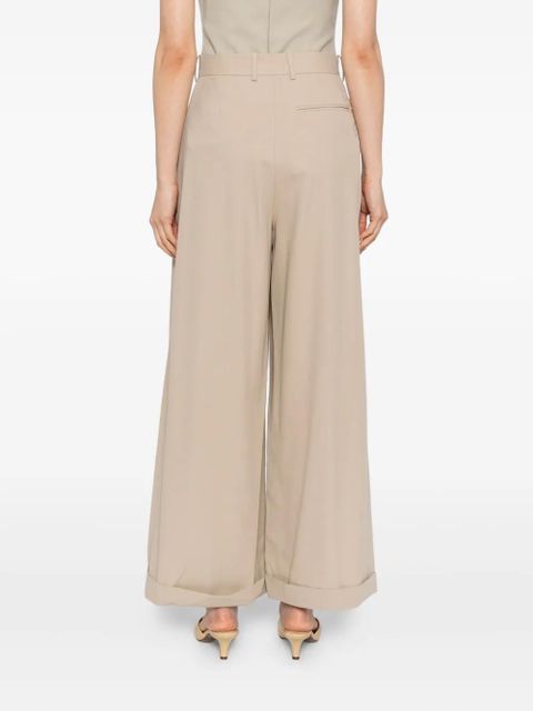 LOEWE cotton trousers - Neutrals