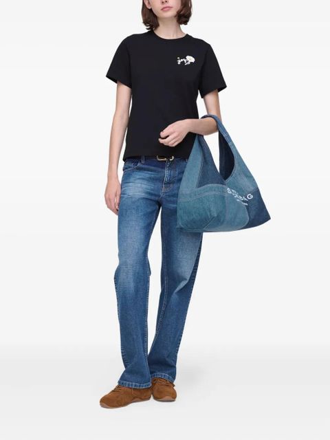 Marc Jacobs daisy cotton T-shirt - Black - zdjęcie produktu nr 2