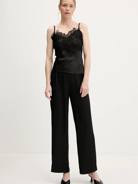 Answear.LAB bluzka damska kolor czarny gładka