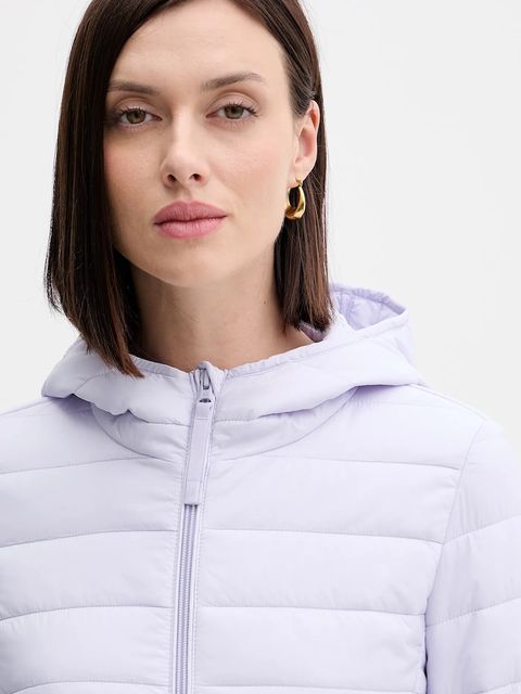 United Colors of Benetton kurtka kolor fioletowy przejściowa 2TWDDN07O