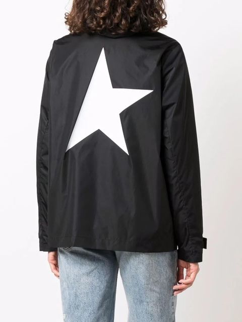 Golden Goose Daris star-print windbreaker jacket - Black