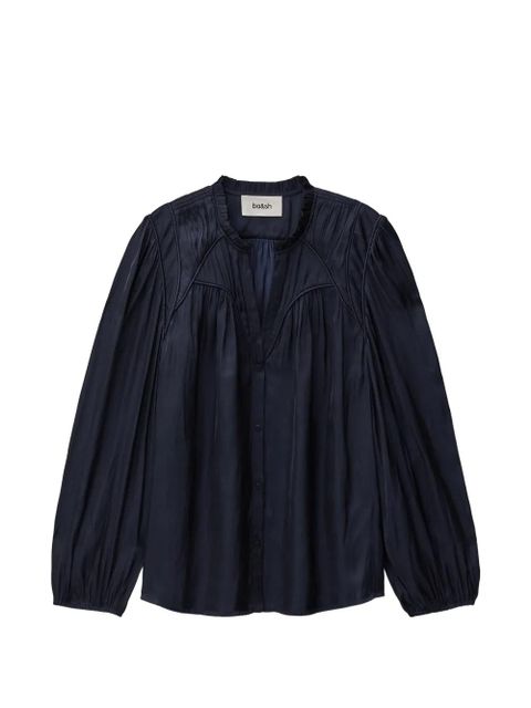 Ba&Sh Cesira gathered blouse - Blue - zdjęcie produktu nr 1