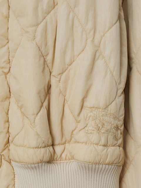 Burberry quilted bomber jacket - Neutrals - zdjęcie produktu nr 2
