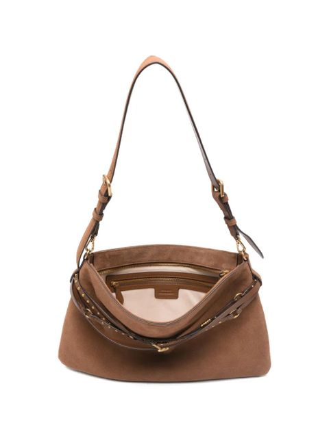 PINKO studded-strap shoulder bag - Brown