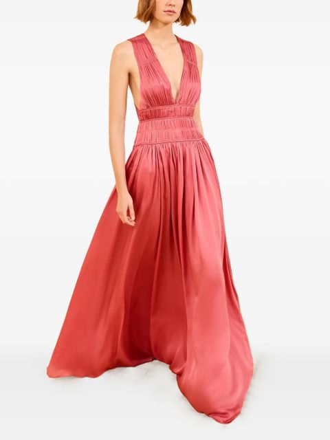 Ulla Johnson Boheme silk maxi dress - Pink - zdjęcie produktu nr 1