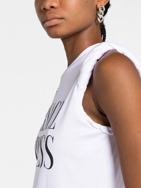 Versace logo-print cotton T-shirt - White