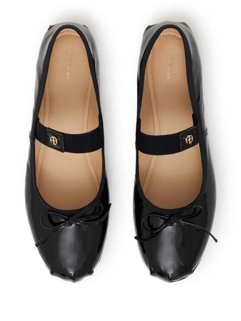 ANINE BING Jolie ballerina shoes - Black