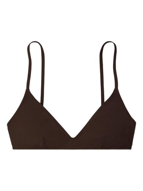 Tory Burch triangle cup bralette - Brown - zdjęcie produktu nr 1