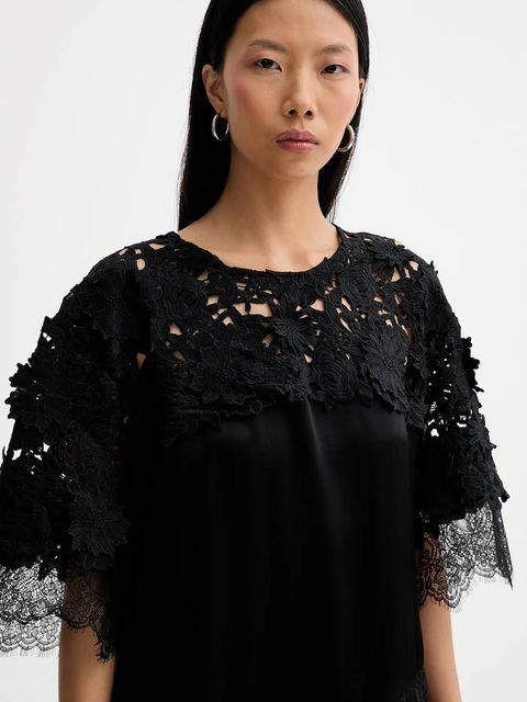 MUNTHE sukienka RADA kolor czarny mini prosta 254131025443