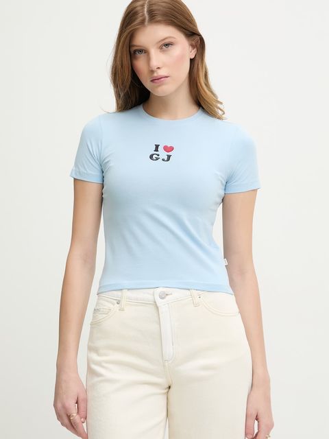 Guess Jeans t-shirt damski z bawełny - zdjęcie produktu nr 2