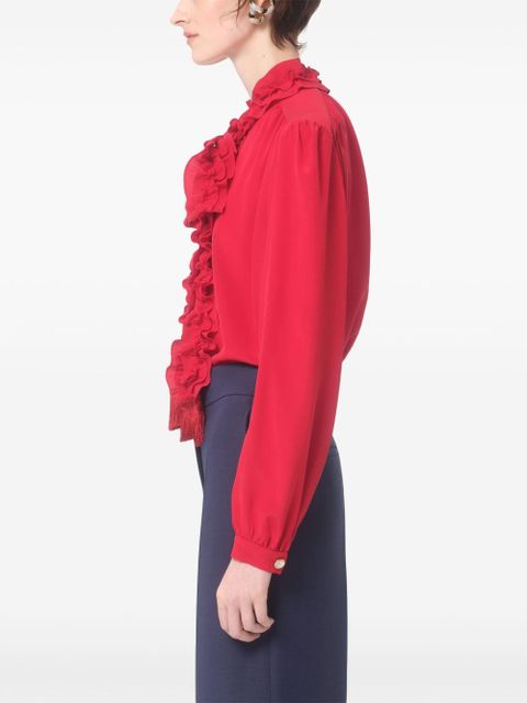 Valentino Garavani crepe de chine shirt - Red