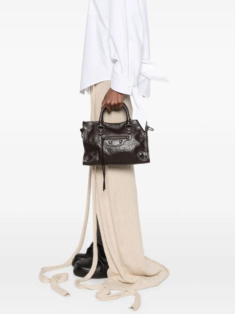 Balenciaga small Le City tote bag - Brown