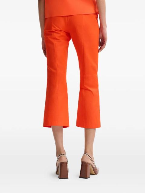 Essentiel Antwerp hook-fastening flared trousers - Orange