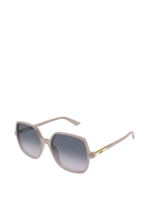 Chloé Eyewear logo-detail sunglasses - Neutrals - zdjęcie produktu nr 2