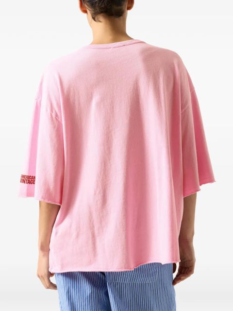 American Vintage short-sleeve crew-neck T-shirt - Pink