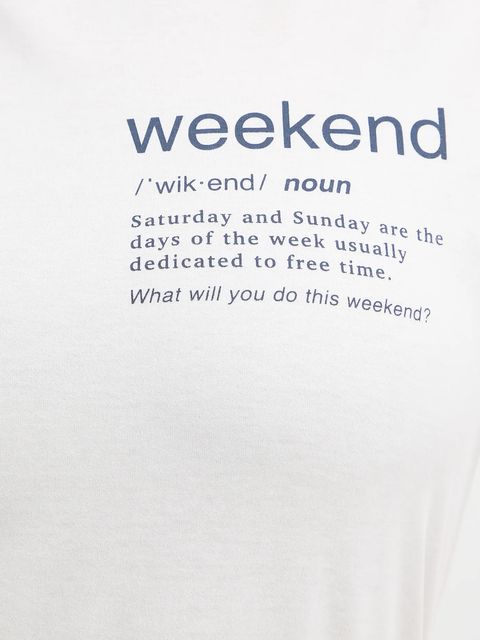 Weekend Max Mara t-shirt bawełniany TENUE damski kolor biały 2615971051600