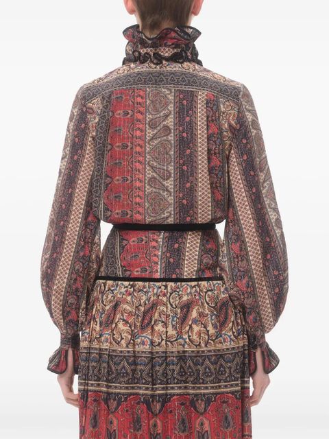 Valentino Garavani Voyage Imaginaire-print shirt - Red