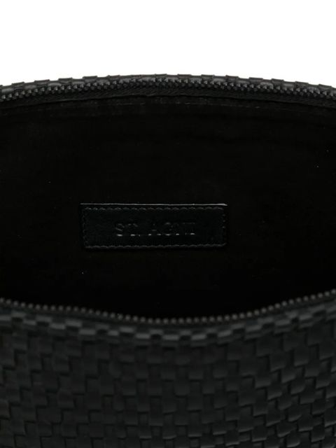 St. Agni Lattice Weave Crescent shoulder bag - Black - zdjęcie produktu nr 2