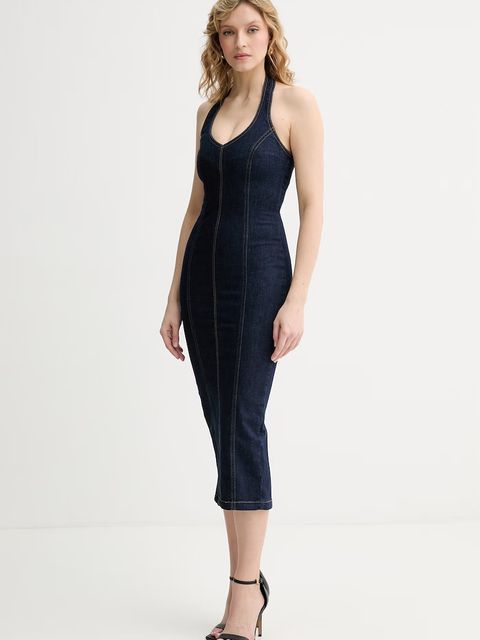 Liu Jo sukienka gorsetowa jeansowa - zdjęcie produktu nr 1