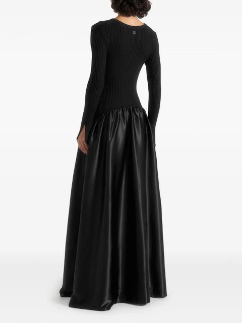 Manière De Voir Adeline panelled maxi dress - Black - zdjęcie produktu nr 2