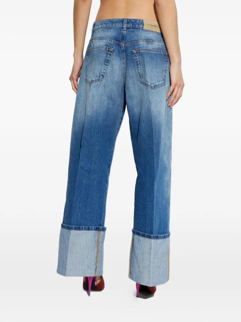 Givenchy rolled-up cuffs jeans - Blue