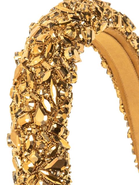 Jennifer Behr Czarina embellished headband - Gold - zdjęcie produktu nr 2