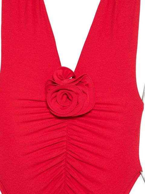La Reveche Samira ruched swimsuit - Red