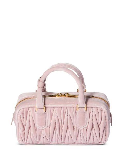 Miu Miu Arcadie Matelassé tote bag - Pink