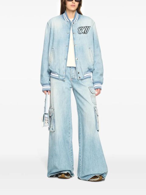 Off-White denim bomber jacket - Blue - zdjęcie produktu nr 2