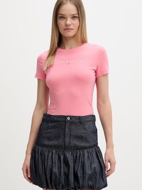 Tommy Jeans T-shirt damski bawełniany - zdjęcie produktu nr 1