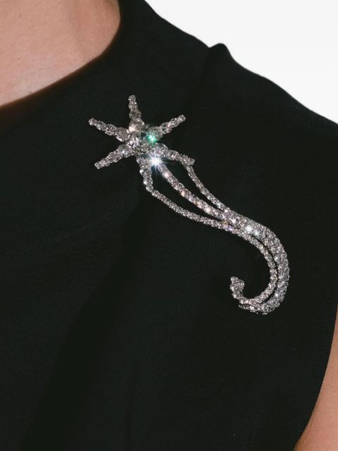 Jennifer Behr crystal starla brooch - Silver - zdjęcie produktu nr 2
