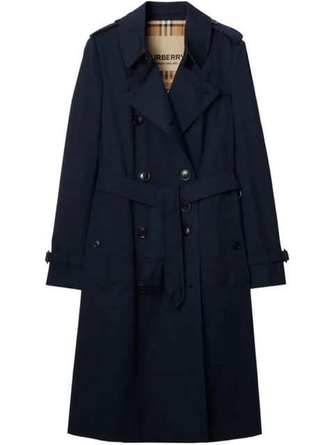 Burberry Chelsea Heritage double-breasted trench coat - Blue - zdjęcie produktu nr 1