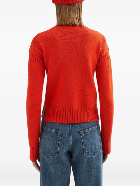 Jil Sander wool sweater - Orange