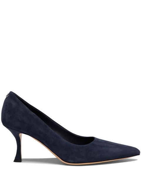 Ferragamo Elydea 70mm suede pumps - Blue - zdjęcie produktu nr 1
