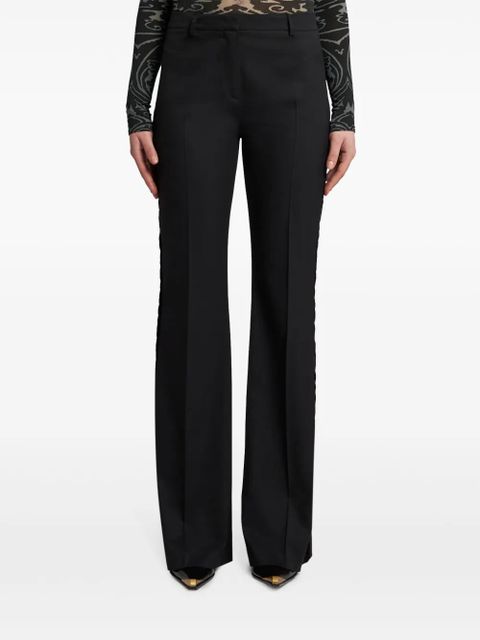 ETRO wool flared trousers - Black
