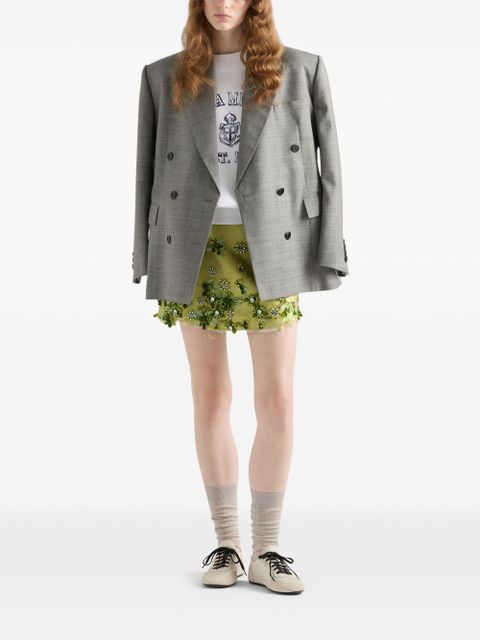 Prada double-breasted blazer - Grey - zdjęcie produktu nr 2